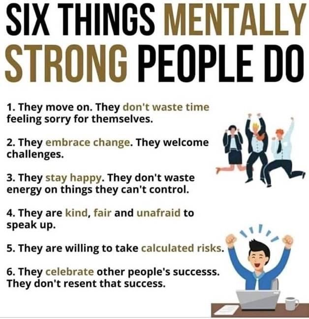 6 Things Mentally Strong People Do 